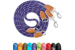 PETCOOZ Smycz dla psa odręczna dla psów 3 metry, fioletowa