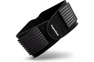 SUPPORTIBACK Lumbar Belt - Patented 3-Zone Structure for NATURAL POSTURE - 3X Less Inflammation - Sweat-Wicking & 2X MORE BREATHABLE - Bio-Based