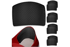 ‎SULPO SULPO 4 Paar Fersenpolster Sneaker - Fersenpolster für zu große Schuhe - Fersenkissen - Fersenschutz für Schuhe - Heel protector - Druckstellen pflaster für Fersen - Ferse schuheinlagen -schwarz