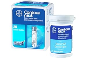 Contour Next Strisce Reattive per misurazione della glicemia, 25 pezzi