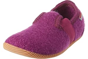 Giesswein Kinder Hausschuhe Weidach - Warme Filz Pantoffeln für Mädchen & Jungen, rutschfeste Slim-Fit Slippers mit Gummizug