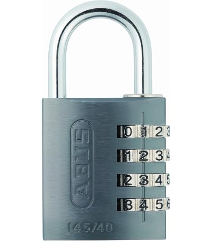 ABUS Combination Padlock 165/40 - Brass Body, Steel Shackle, 4-Digit Adjustable Code (Security Level 4) - View #5