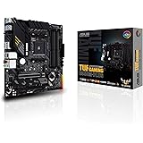 ASUS TUF GAMING B550M-PLUS, Scheda madre Gaming micro ATX AMD B550, PCIe 4.0, doppio M.2, 10 fasi di alimentazione DrMOS, 2,5