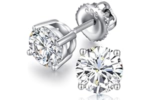 jiamiaoi Pendientes hombre plata de ley, Pendientes Cuadrado Pendientes Diamante Brillante Pendiente negro con perno trasero de tornillo 4mm-8mm