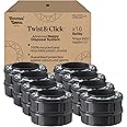 Tommee Tippee Twist and Click Advanced Nappy Bin Original Refill Cassettes, Exclusive Pack of 16, for Easy refill and Great value (pack may vary)