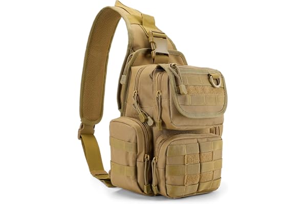 G4Free Sac à Bandoulière Tactique d'extérieur Sac à dos de Sport Militaire Assault Petite épaule Sacs Pour Marche vélo Cyclisme Camping Randonnée Trekking