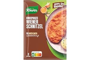 ‎KNORR Knorr Fix Würzmischung Knuspriges Wiener Schnitzel für ein leckeres Schnitzel Gericht mit natürlichen Zutaten 90 g