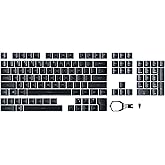 ASUS ROG PBT &Ccedil;ift Kalıplı Tuş Başlığı Seti, ROG RX Optik Mekanik Anahtarlar i&ccedil;in, Siyah, 123 Tuş, Tuş &Ccedil;ektirmesi Dahil