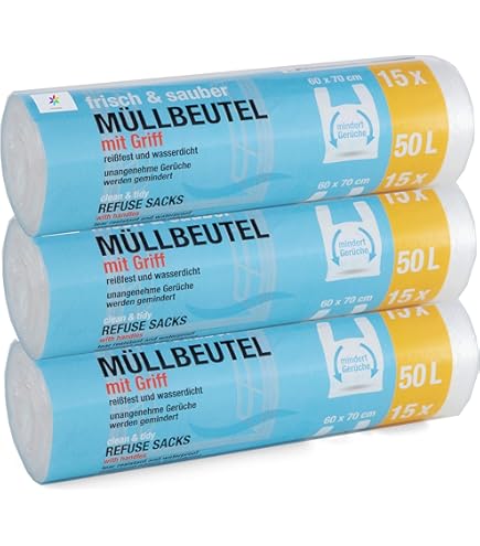 Sacchetti Per Pattumiera Poker Bama - 65x54 Cm, Confezione Da 200 Sacchi (10 X 20)