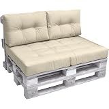 Set Cuscini Per Pallet Beautissu Eco Elements - Seduta 120x80 Cm E Schienale 120x40 Cm - Foto 3