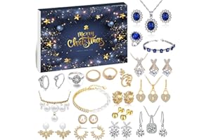 iZoeL Jewelry Advent Calendar 2023 for Women - womens advent calendar 2023 Bracelets Necklace Earrings Rings 24 Surprises Gifts with for Wife Mother Girlfriend Daughter Granddaughter Mom