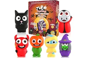 ANGELEMM Halloween Gifts for Kids - Squishy Toys, Slow Rising Scented Soft Squishys Squeeze Stress Relief Toys Gifts for Girls Boys Kids Holiday Parties