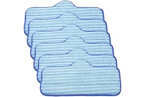 KEEPOW 6 Pack Compatible with Dupray Neat Steam Cleaner Microfiber Pads, accessories for Neat Steam Cleaner