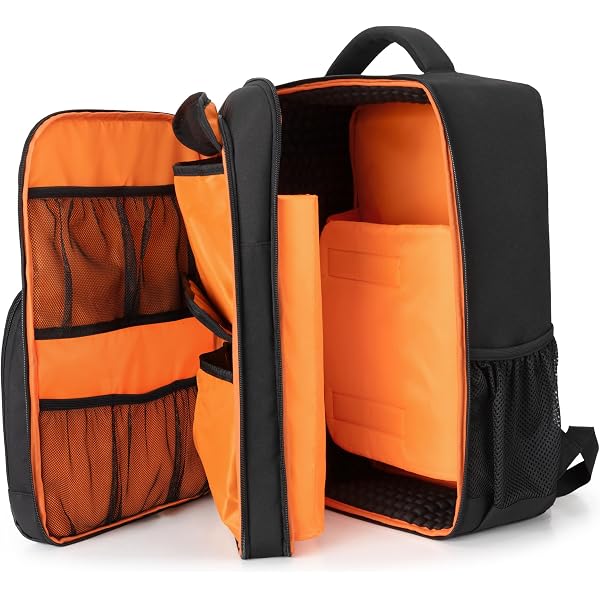 Sac à Dos Protekt Pour Mixeur Pioneer DJM-A9 - Protection EVA, Poches Multiples, Transport Facile - Noir