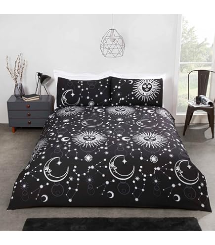 Gothic Romance Duvet Cover Set Dark Elegance With Pale Figure & Crimson - View #5