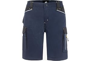 BWOLF Daytona Arbeitsshorts Stretch, Arbeitshosen Männer Kurze, Arbeitshose Herren mit vielen Taschen
