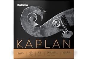 D'Addario Kaplan Solo - Singola corda Mi per contrabbasso, scala 3/4, tensione media