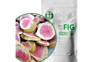 ZINGY ZOO Figue Lyophilisée Sans Sucre Ajouté | 100% Naturel Figues Sèches Fruits Seches | Freeze Dried Fruit Fig Collations Saines | Pure Figue Seche Sec Lyophilisateur | Gefriergetrocknete Feige ZingyZoo
