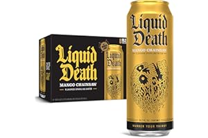 Liquid Death Sparkling Water Mango Chainsaw 153.6FO