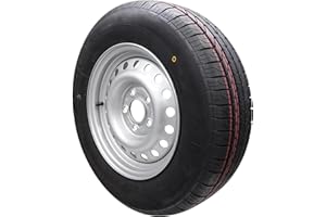 TRAILER PARTS4U p4U - Rueda completa para remolque, 195/70R14, 112 x 5, 710 kg, rueda de 14 pulgadas, 96 N, remolque para caravana