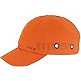 TITUS Lightweight Safety Bump Cap - Baseball Style Protective Hat (Regular, Blaze Orange)