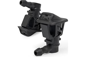 CLICK&FIT Lot de 2 buses de lave-glace avant pour Jeep Wrangler 2013, 2014, 2015, 2016, 2017, WRANGLER JK 2018, 2019, 2020, 2021, 2022 et 2023