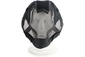 WARMHEARTTING Airsoft Style Escrime Masque Clôture Masque de Protection Formation Sport Militaire Airsoft Masque