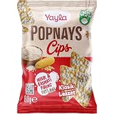 Yayla Popnays Cips Basmati &amp; Mısır Sade &Uuml;&ccedil;gen Thin Cips 80 Gram