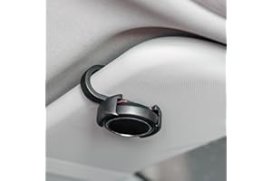 ‎YOUR DAY MATE Auto Sonnenblende Halterung für CO-DRIVER NO1, 1 Set, in Schwarz, kompatibel mit OOONO CO-DRIVER NO1, aus stabilem Kunststoff, nicht 3D gedruckt, Blitzerwarner Clip Blende, Radarwarner Halter für No1