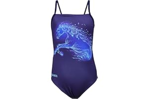 Aquarti Costume Piscina Bambina – Costume Intero Bambina con Bretelle Sottili Regolabili