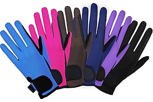 AFE Guantes unisex para niños y niñas, guantes de equitación, guantes de deportes al aire libre, guantes de ciclismo para niños