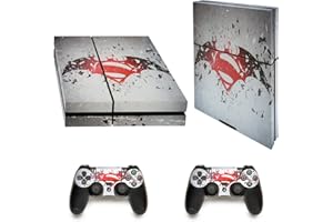 giZmoZ n gadgetZ Skins Adhesivos GNG para Cubierta de Playstation 4 PS4 de Superman + 2 Sets de Skins del Controlador