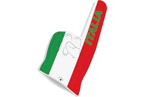 HIGH FIVE FINGERS Championnats d’Europe&Championnats du Monde, Drapeaux Olympiques | Main en Mousse pour competitions, stades événements Sportifs | Taille Unique 44x22x2,5 cm