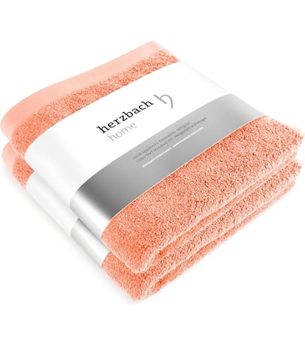 herzbach home premium handdoek douchehanddoek van