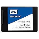 Western Digital WDS500G2B0A WD Blue 3D NAND Internal SSD 2.5 Inch SATA, 500 GB