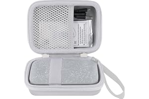 co2CREA Custodia protettiva da viaggio rigida per stampante HP Sprocket Select, stampante fotografica portatile e carta fotografica HP zinco