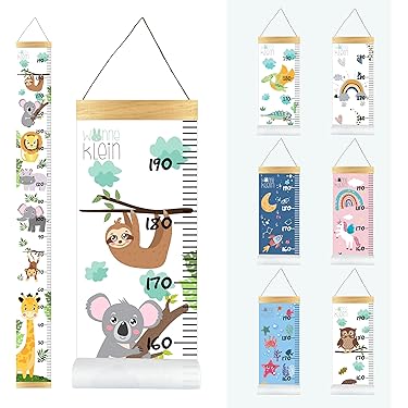 Kinder Messlatte Mit Schwarzer Katze - Acryl Wachstumstabelle Bis 180cm Selbstklebend
