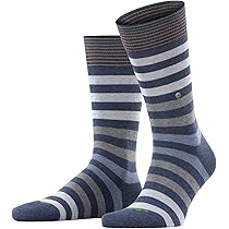 Burlington sokken Everyday Stripe - set van 2 donkerblauw | wehkamp