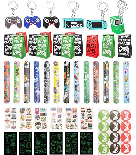 Lot 94 Petits Cadeaux Anniversaire Enfants - Autocollants, Porte-clés, Bracelets, Sacs, Stylos, Pour Fête école - 6