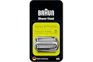 Braun 3 ProSkin Zamiennik Głowicy Golarki Elektrycznej, Srebrny, 32S