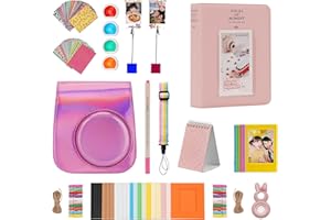 Akcesorium ZUIKAKU 14 w 1 Mini 11 jest kompatybilne z aparatem natychmiastowym Fujifilm Instax Mini 11. (Brokat)