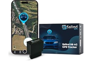 SALIND GPS SALIND 08 4G - Mini GPS Tracker for Cars, Lorries, Vehicles - Connection via OBD2 - UK & Worldwide Real Time Tracking, Safe Area, Route Memory System and Alarms
