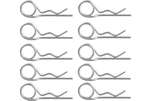 SUNMONDO Spina a molla doppia, 3 mm, 10 pezzi