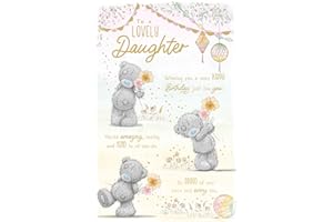 ME TO YOU BEAR Me to You Tatty Teddy Cute Birthday Card To A Lovely Daughter - Official Collection