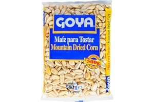 Goya Mountain Dried Corn 500g Pack of 1 | Maíz para Tostar | Premium Whole Corn Kernels for Soups, Stews & Tamales | Authentic Latin Cooking Ingredient | Rich Source of Fibre & Energy