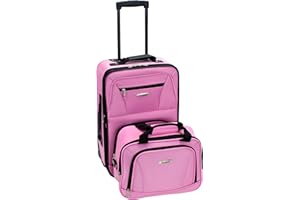 Rockland Fashion Softside Upright Luggage Set