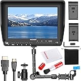 Neewer NW-S7 7 Zoll 4K HD Kamera Feld Monitor Set: 1920X1200 IPS Bildschirm, Magischer Arm, Reinigungsset inkl.Linsenbürste und Reinigungstuch Pentax