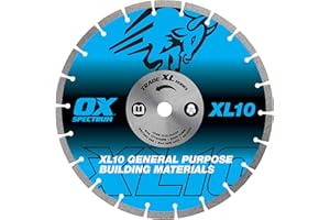 OX TOOLS OX Trade XL-10 Segmented Diamond Blade - General Purpose - 300/20mm, Blue / Silver