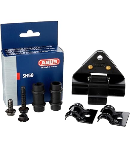 ABUS Adaptateur Saddlefix SH SF Bordo Pour Fixation Antivol Sur Selle + Protection Pluie