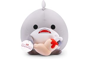 Snackles 14-inch Non-Licensed Series 1 Plush (FINN) by ZURU, Soft Doll and Cuddly Pillow Toy with Snack Accessory